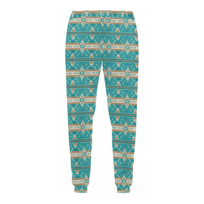 Southwest Native Design Themed Print Men's Sweatpants