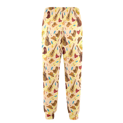 Western Lifestyle Print Design LKS303 Men's Casual Track Pants