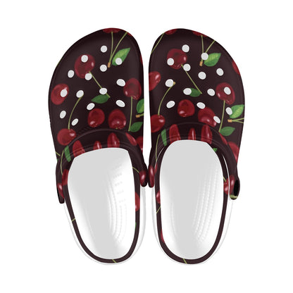Cherry Fresh Pattern Unisex Clogs Shoes