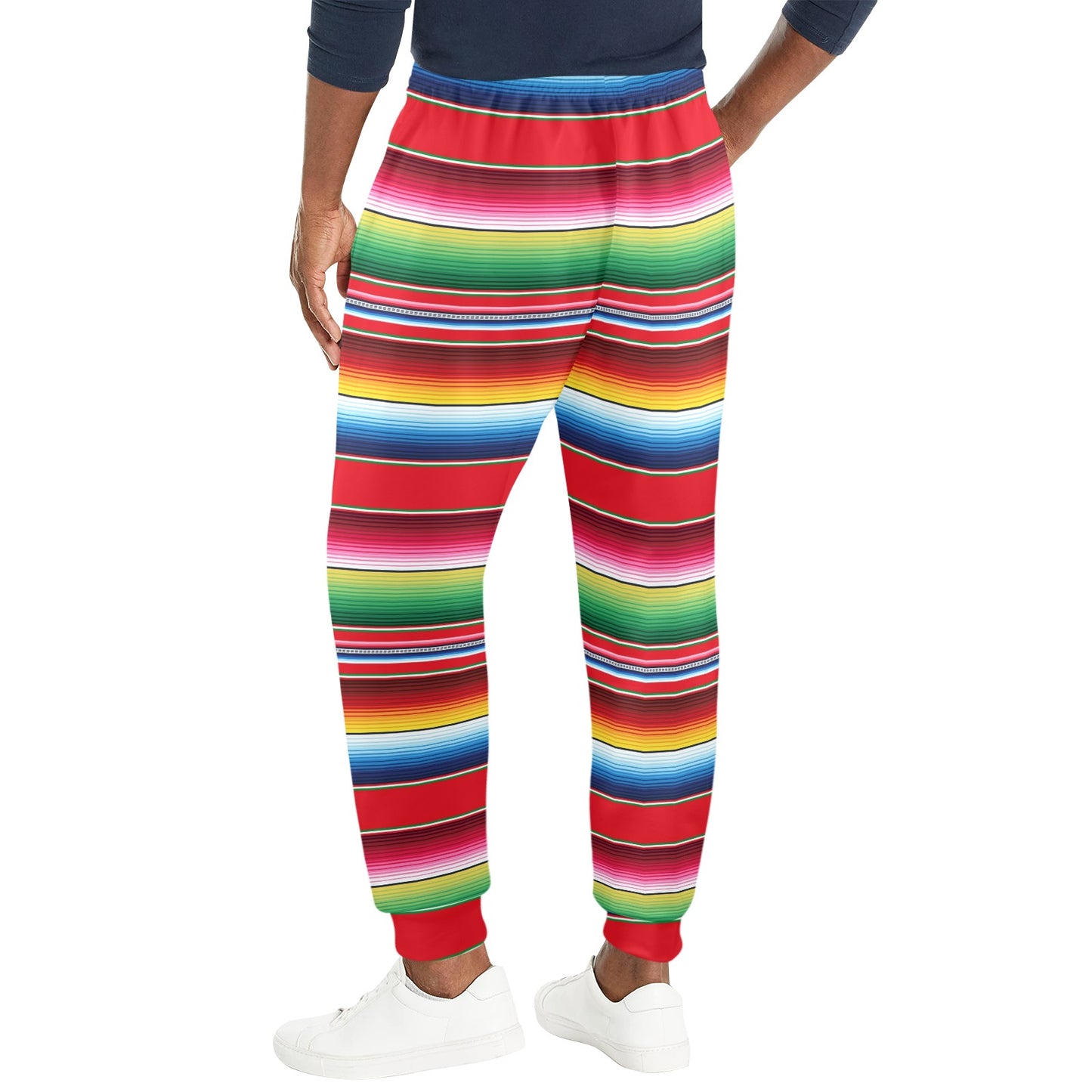 Serape Pattern Men's Casual Track Pants