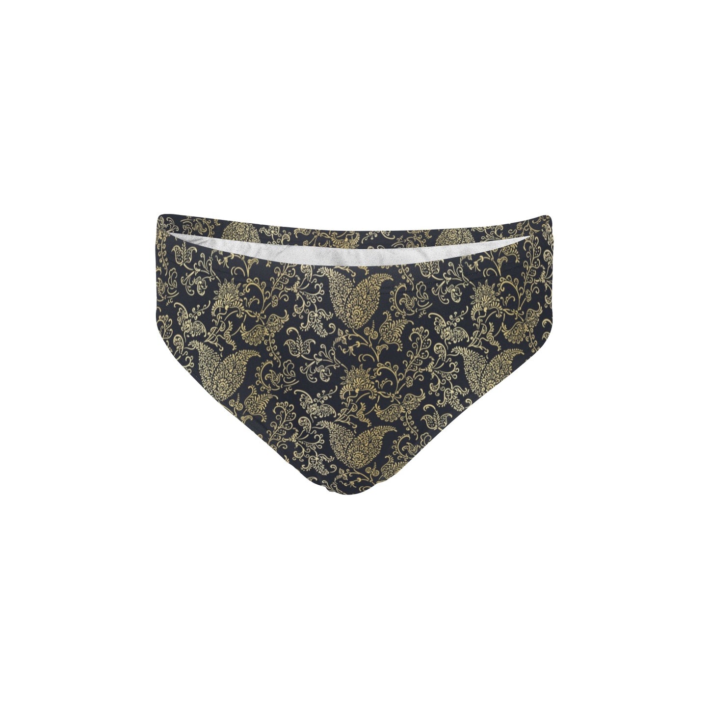 Brocade Pattern Print Design 04 Men's Swimming Briefs