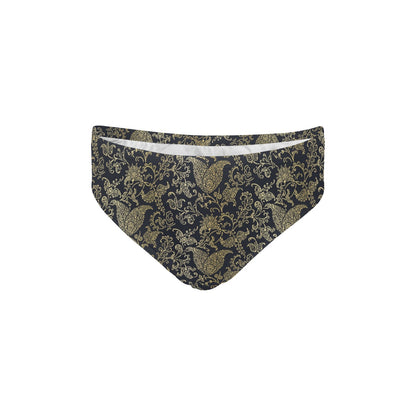 Brocade Pattern Print Design 04 Men's Swimming Briefs
