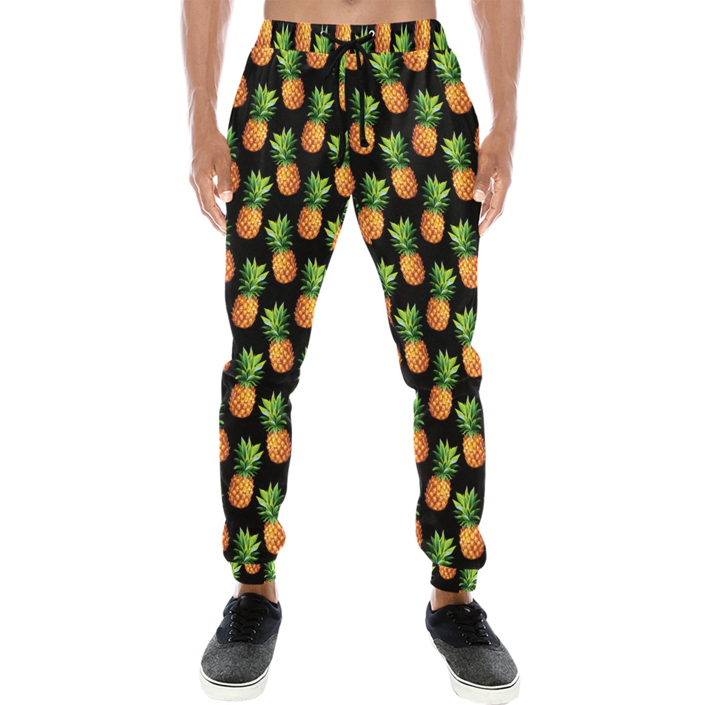 Pineapple Cute Print Design Pattern Men's Sweatpants