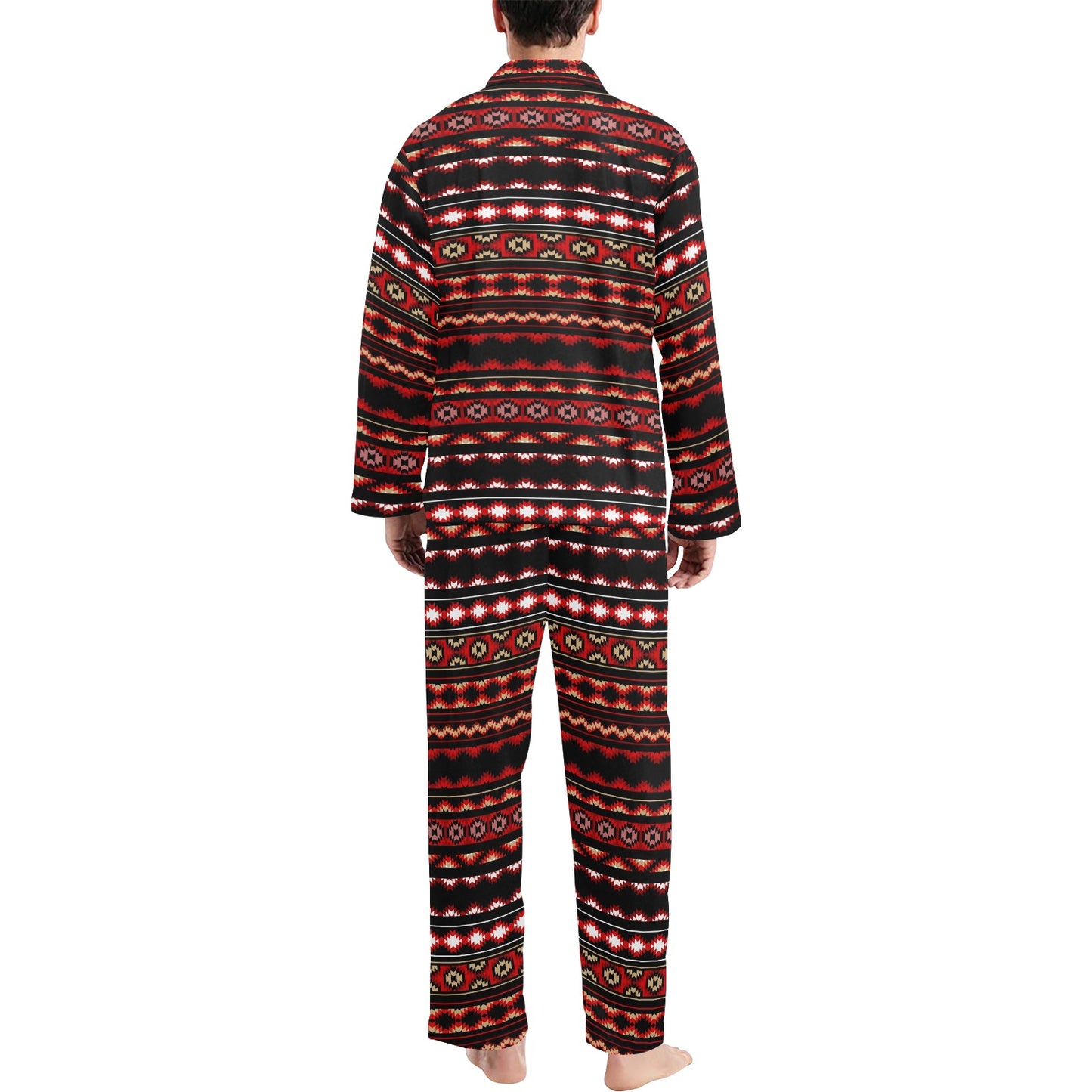 Southwestern Themed Men's Long Pajama Set