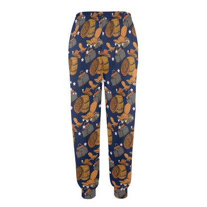 Cowboy Pattern Print Design 03 Women's Casual Track Pants