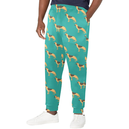 German Shepherd Design Print Pattern JJ0258 Men's Casual Track Pants