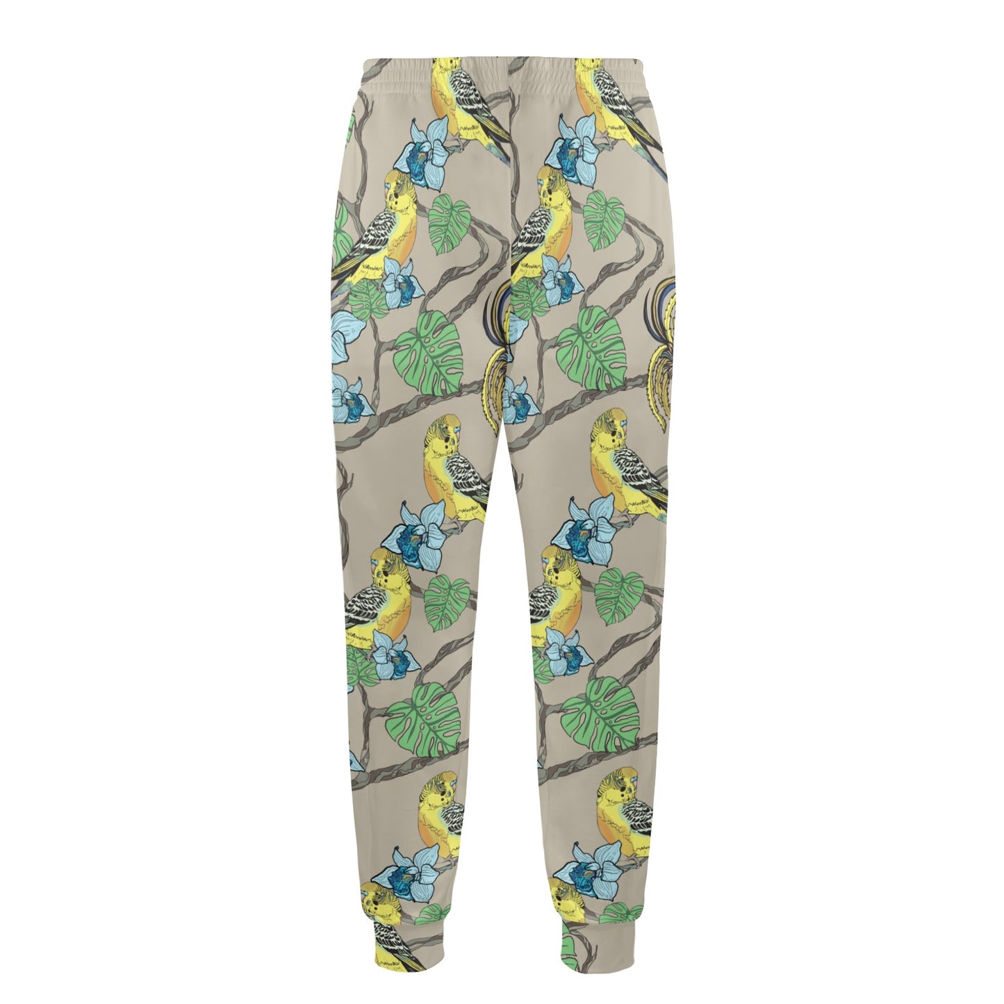 Parakeet Pattern Print Design A02 Men's Casual Track Pants