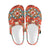 Aztec Red Print Pattern Unisex Clogs Shoes