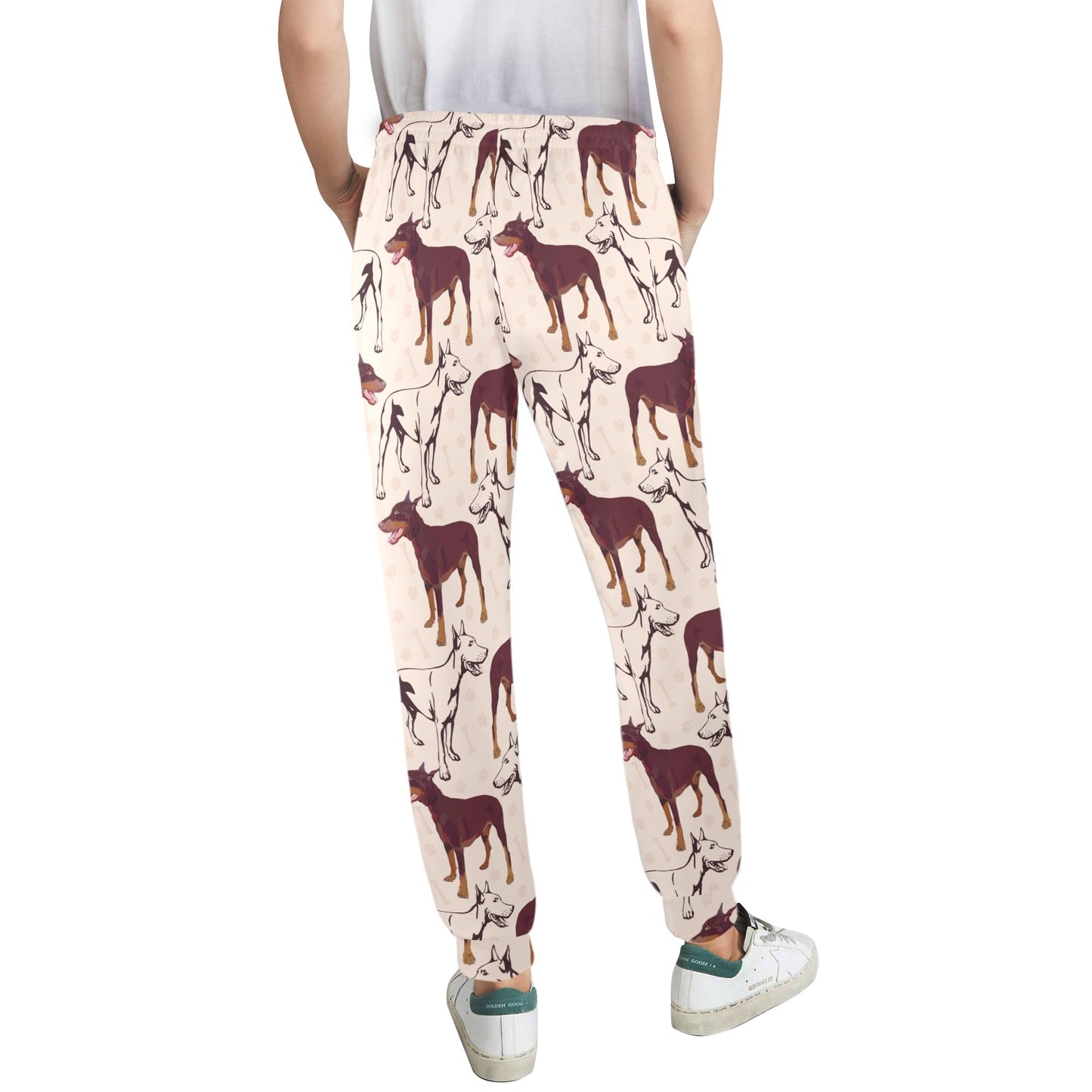 Doberman Pinschers Design Print Pattern JJ0115 Women's Casual Track Pants