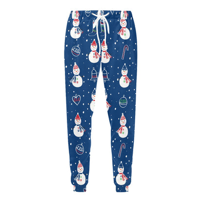 Snowman Print Design LKS306 Men's Sweatpants