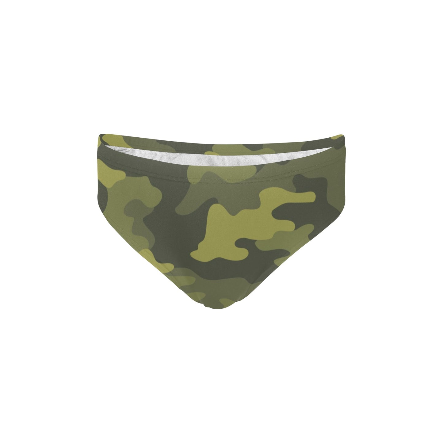 Military Camouflage Pattern Print Design 02 Men's Swimming Briefs