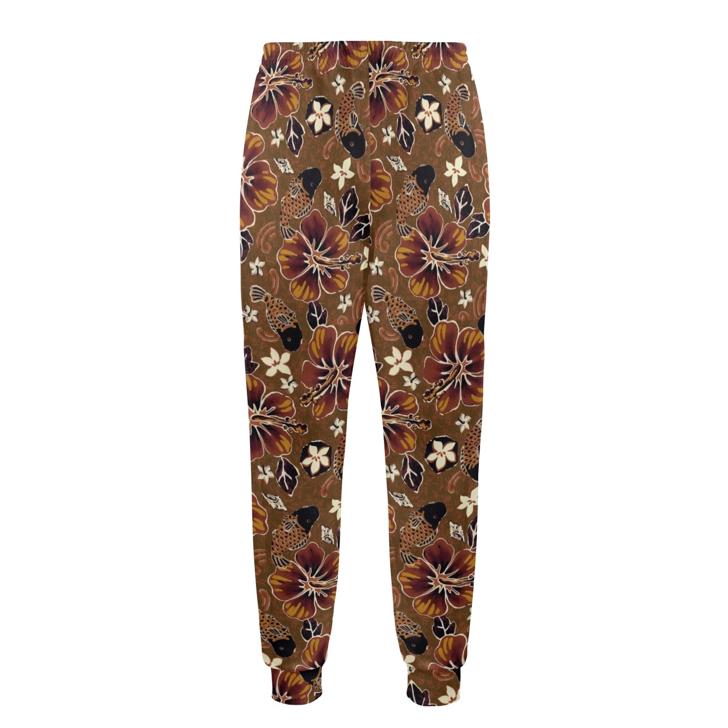 Hawaiian Themed Pattern Print Design H01 Men's Casual Track Pants