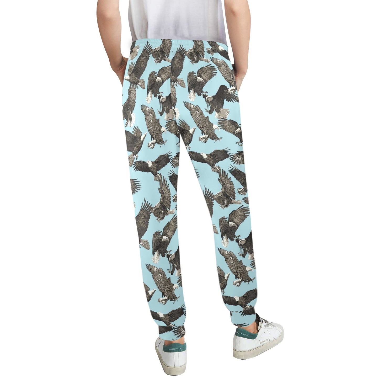 eagles Design Print Pattern JJ0154 Women's Casual Track Pants
