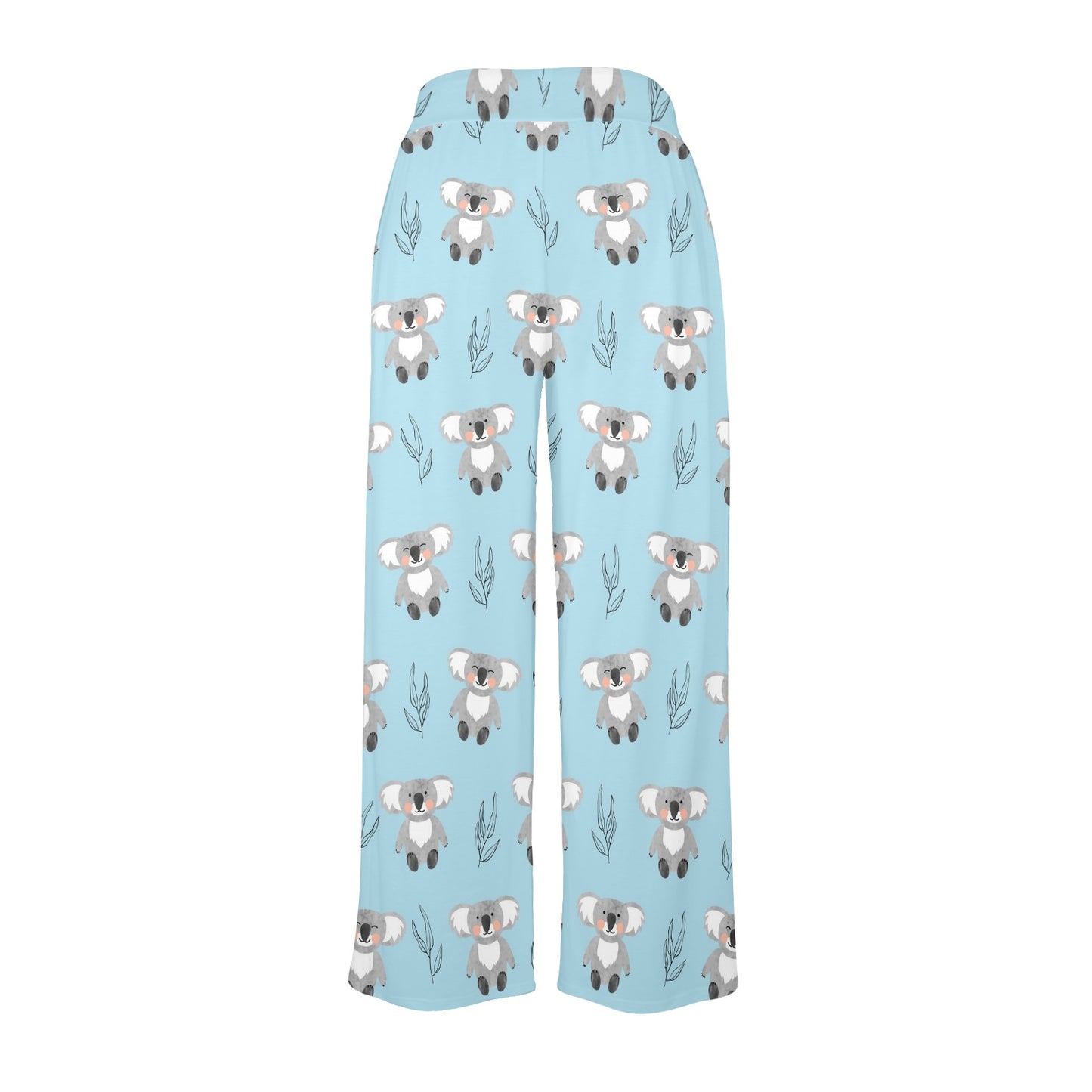 Koala Pattern Print Design 01 Women's Wide Leg Lounge Pants