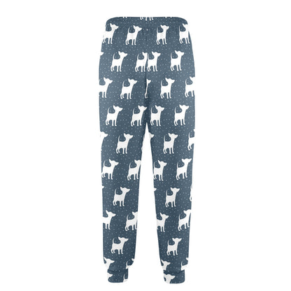Chihuahua Pattern Print Design 03 Men's Casual Track Pants