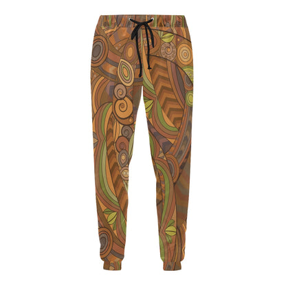 Maori Ornament Design Print Men's Sweatpants