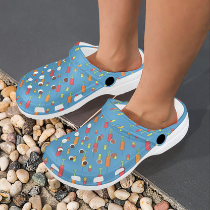 Phlebotomist Medical Pattern Unisex Clogs Shoes