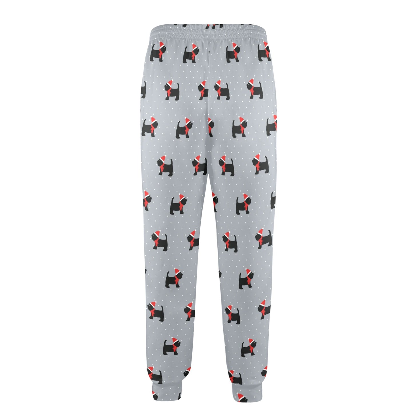 Scottish Christmas Themed Terriers Print Design LKS3018 Men's Casual Track Pants