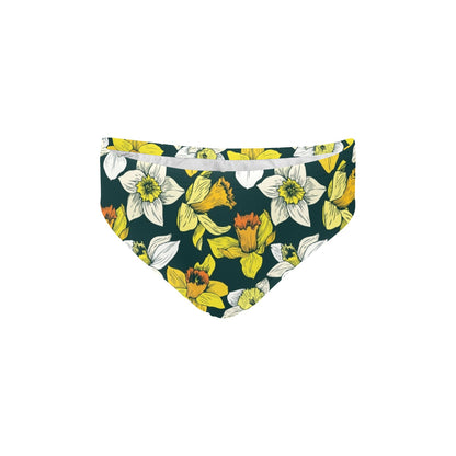 Daffodils Pattern Print Design DF02 Men's Swimming Briefs