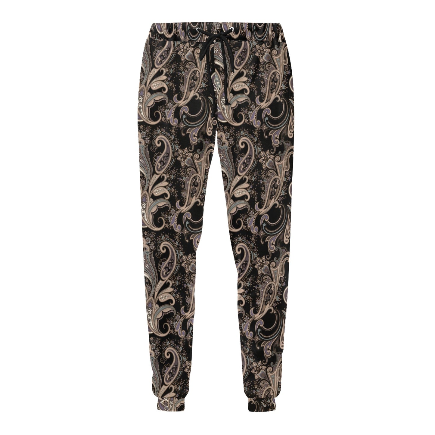 Paisley Mandala Design Print Men's Sweatpants