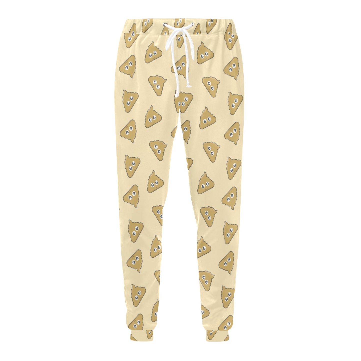 Poop Emoji Pattern Print Design A02 Men's Sweatpants