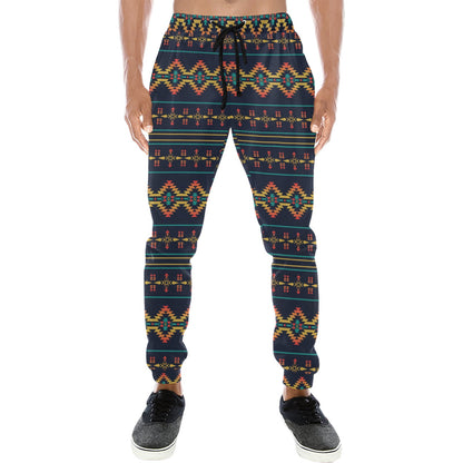 Southwest American Design Themed Print Men's Sweatpants
