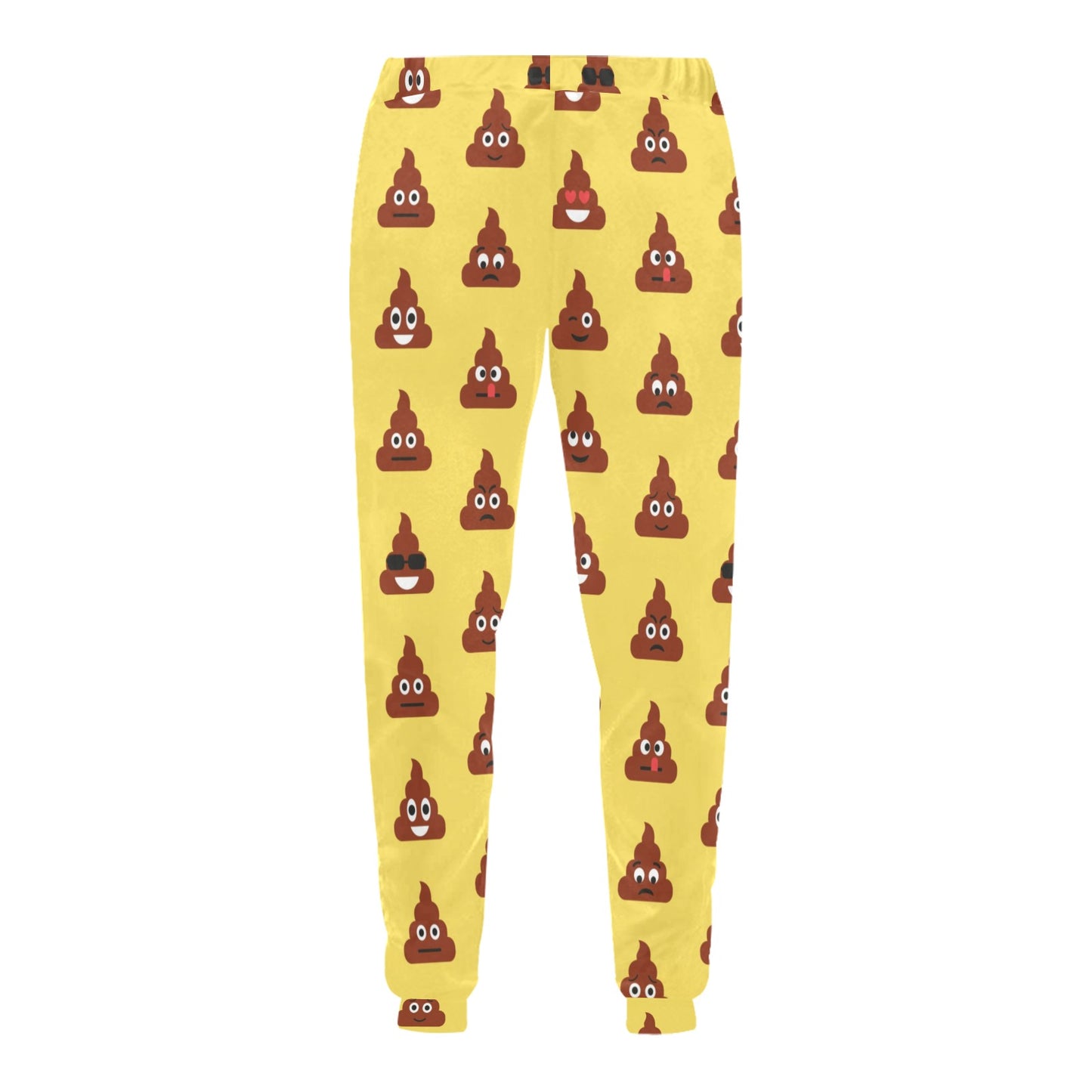 Emoji Poop Print Pattern Men's Sweatpants