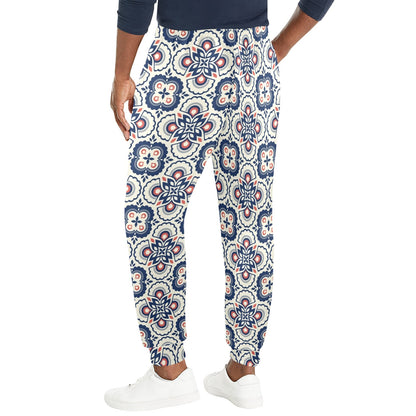 elegant Design Print Pattern JJ0183 Men's Casual Track Pants