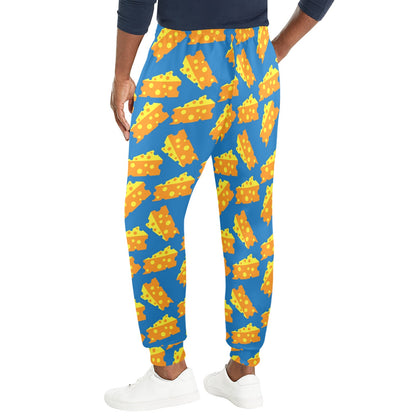 Cheese Pattern Print Design 05 Men's Casual Track Pants