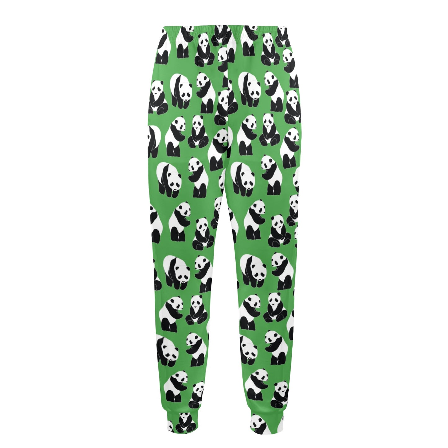 Panda Bear Pattern Themed Print Men's Casual Track Pants