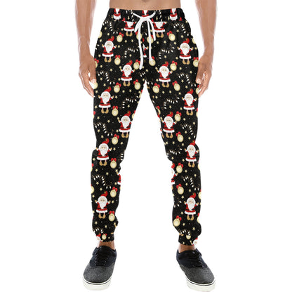 Santa Christmas Themed Print Design LKS307 Men's Sweatpants