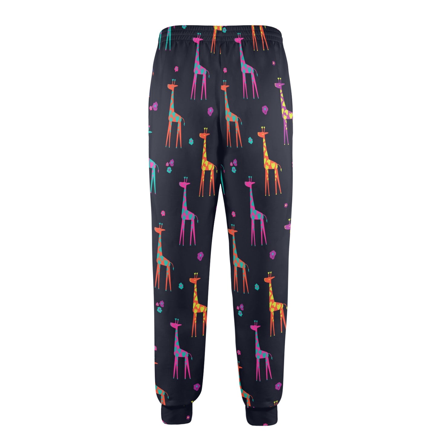 giraffe Design Print Pattern JJ0268 Men's Casual Track Pants