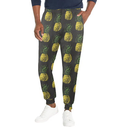 Gold Pineapple Men's Casual Track Pants