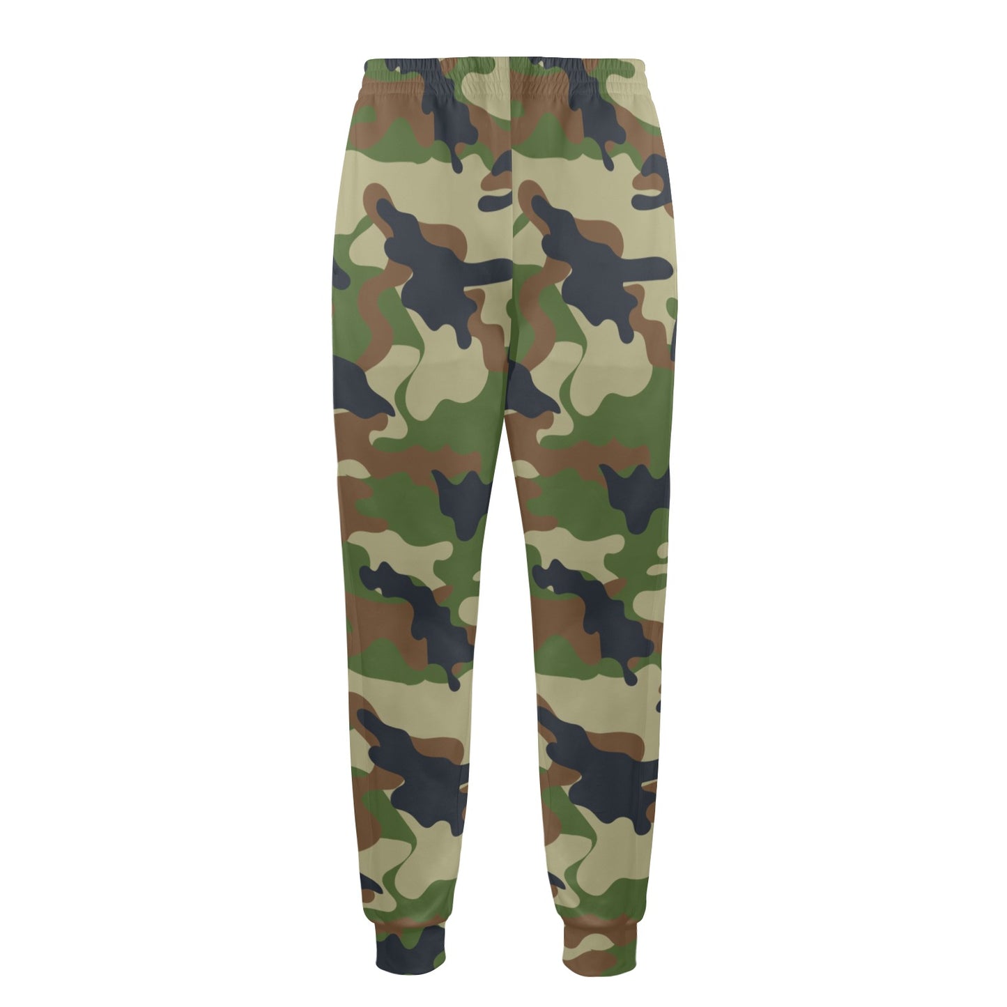 Army Camouflage Pattern Print Design 01 Men's Casual Track Pants