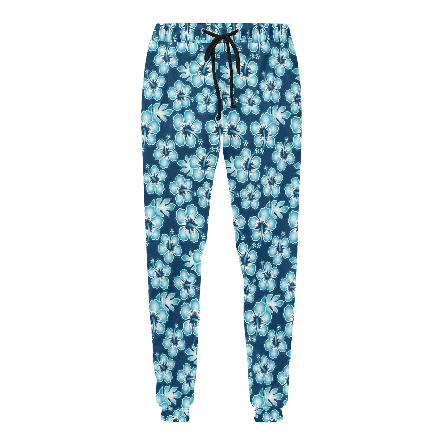 Hibiscus Flower Hawaiian Themed Men's Sweatpants