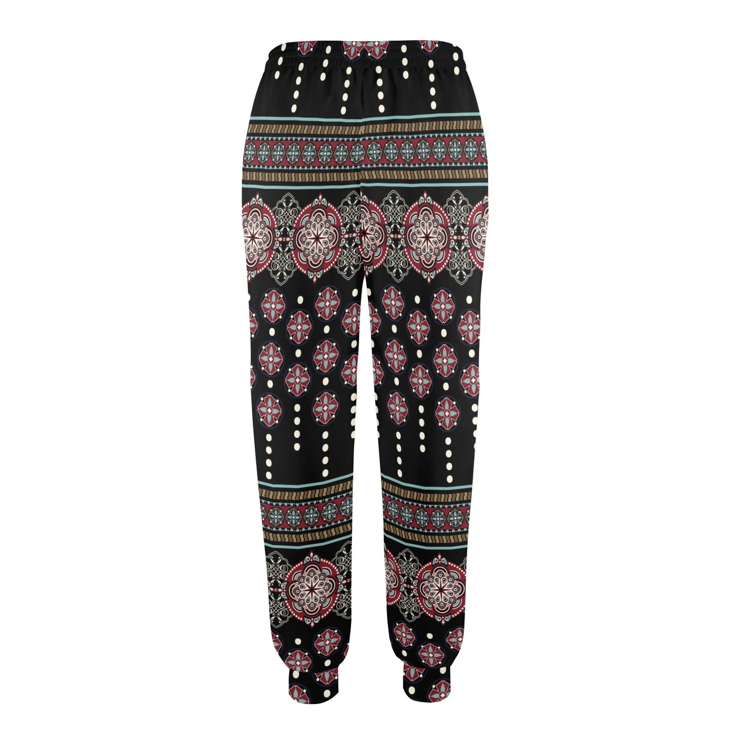 Ethnic Dot Style Print Pattern Women's Casual Track Pants
