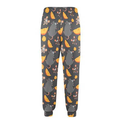Rat Pattern Print Design 04 Men's Casual Track Pants