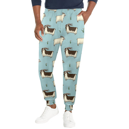 Goat Pattern Print Design 02 Men's Casual Track Pants
