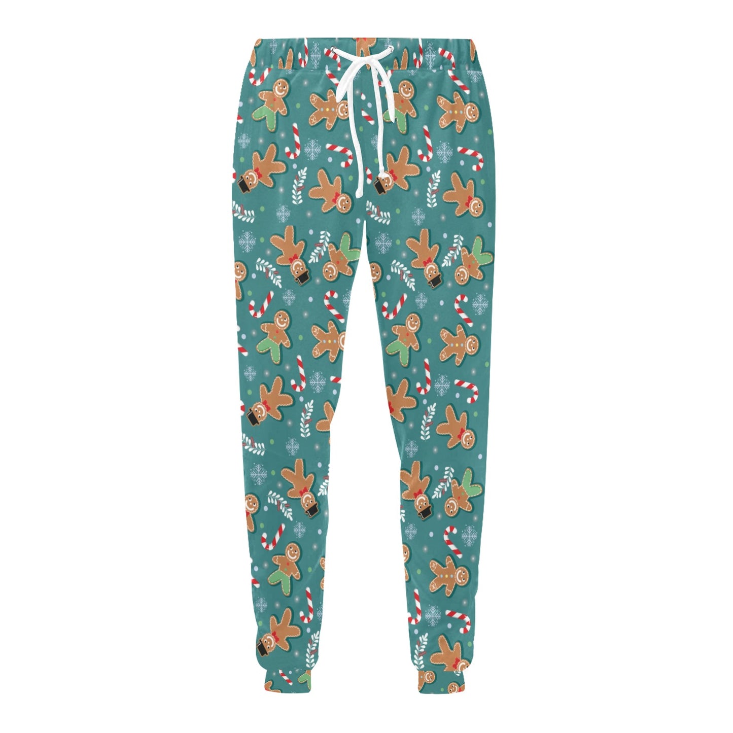 Gingerbread Pattern Print Design 05 Men's Sweatpants