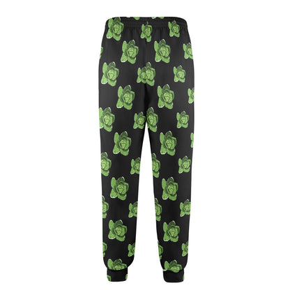 Cabbage Pattern Print Design 03 Men's Casual Track Pants