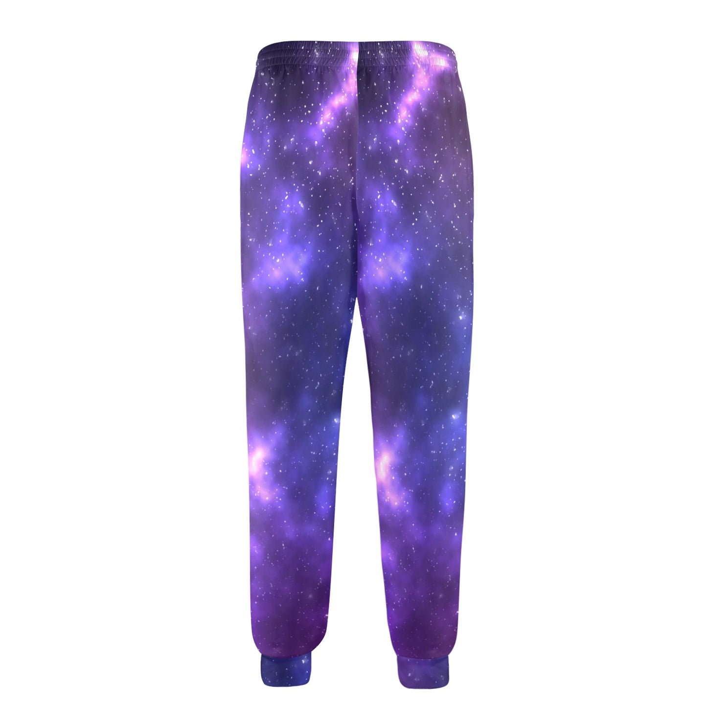 Celestial Purple Blue Galaxy Men's Casual Track Pants