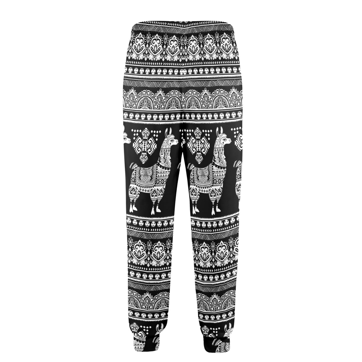Llama Aztec Style Pattern Print Design 01 Men's Casual Track Pants