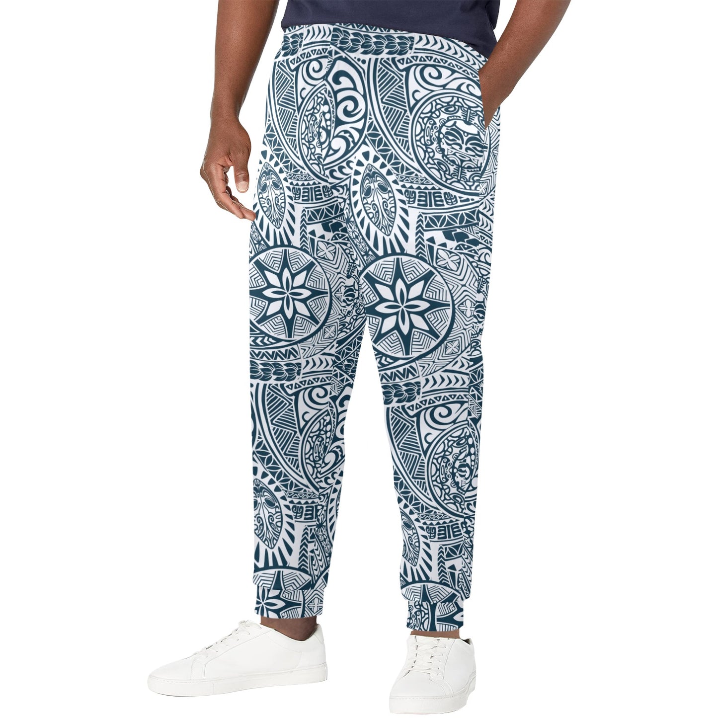 Polynesian Pattern Print Design A03 Men's Casual Track Pants