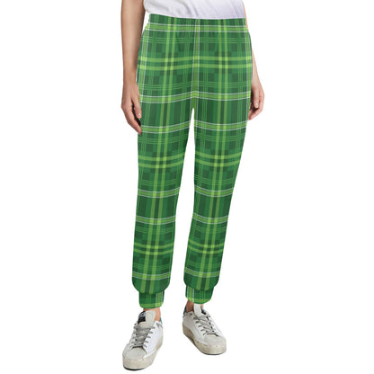 Irish Plaid Pattern Print Design 02 Women's Casual Track Pants