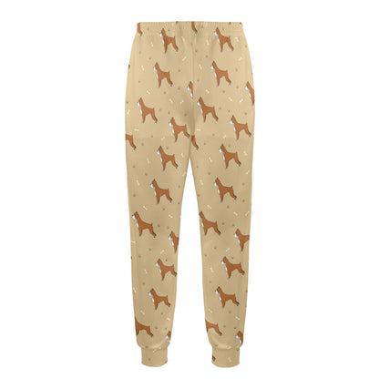 Boxers Pattern Print Design 02 Men's Casual Track Pants