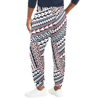 Polynesian Tribal line Men's Casual Track Pants
