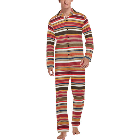 Serape Print Design LKS301 Men's Long Pajama Set