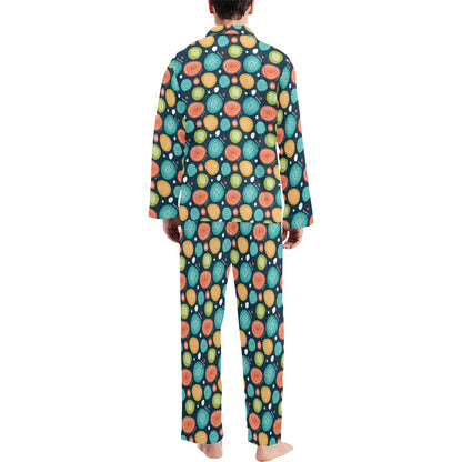 Swedish Themed Design Men's Long Pajama Set