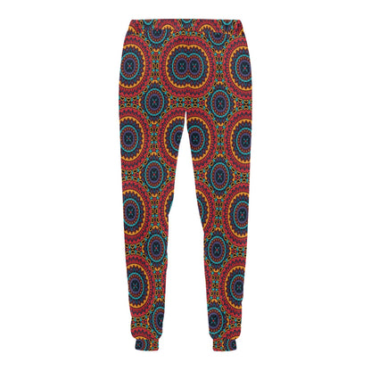 Bohemian Mandala Style Print Men's Sweatpants