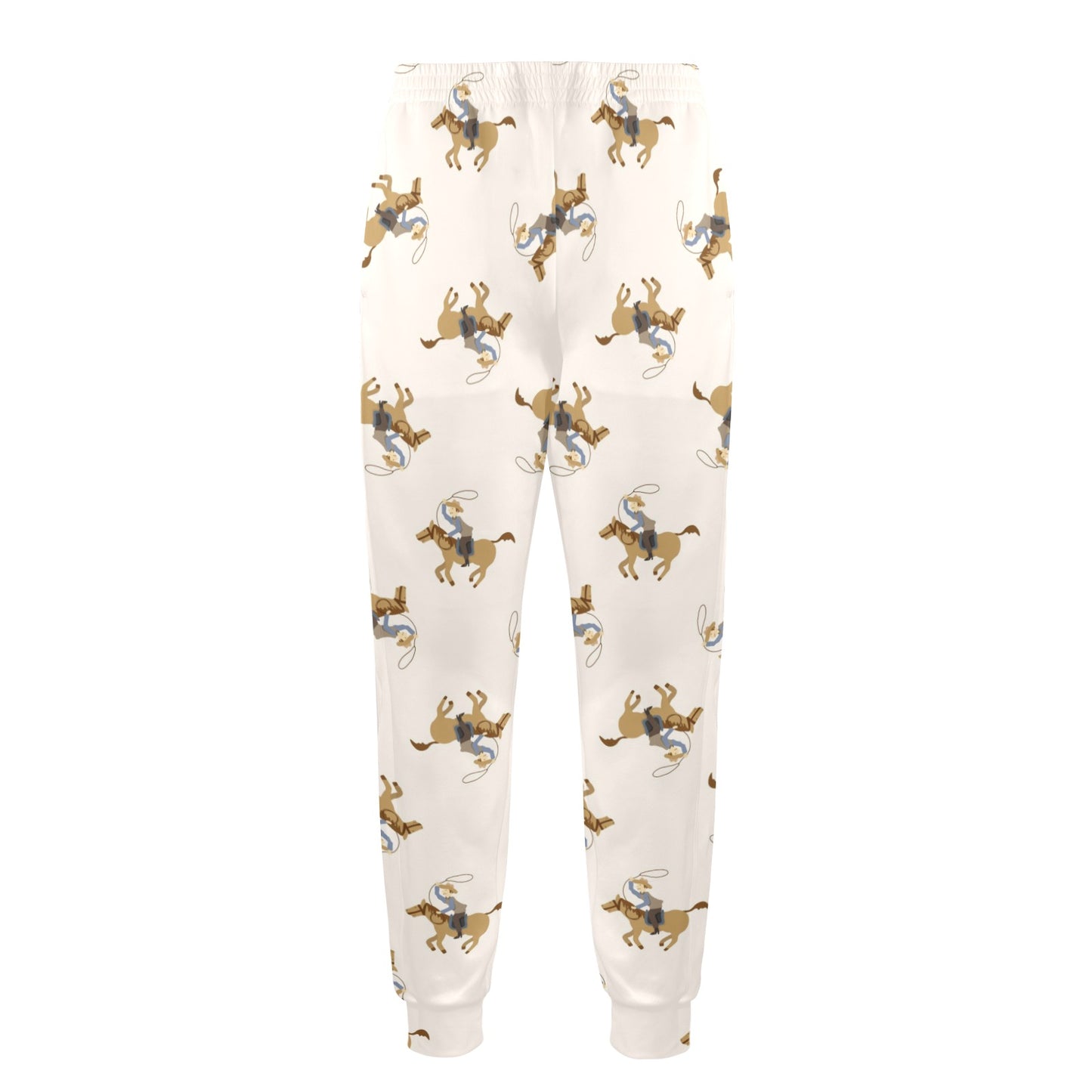 Cowboy Pattern Print Design 01 Men's Casual Track Pants
